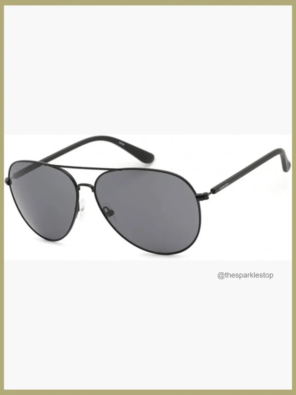 Metal Aviator Sunglasses with UV Protection Coating